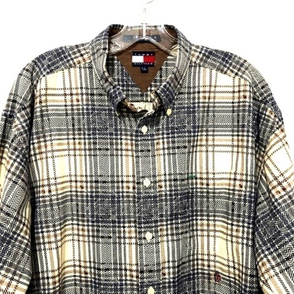 tommy Hilfiger Button-Down Shirt w/ Crest Logo - Picture 2 of 6